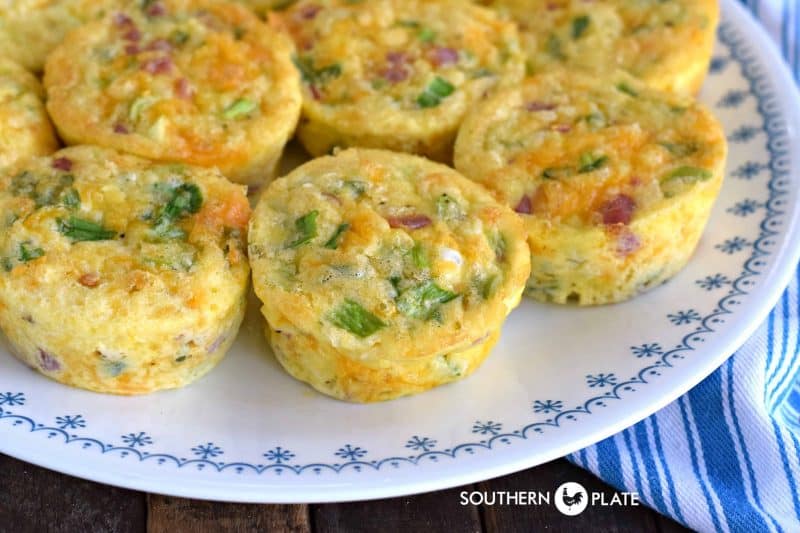 Muffin-Tin Omelets with Feta & Peppers