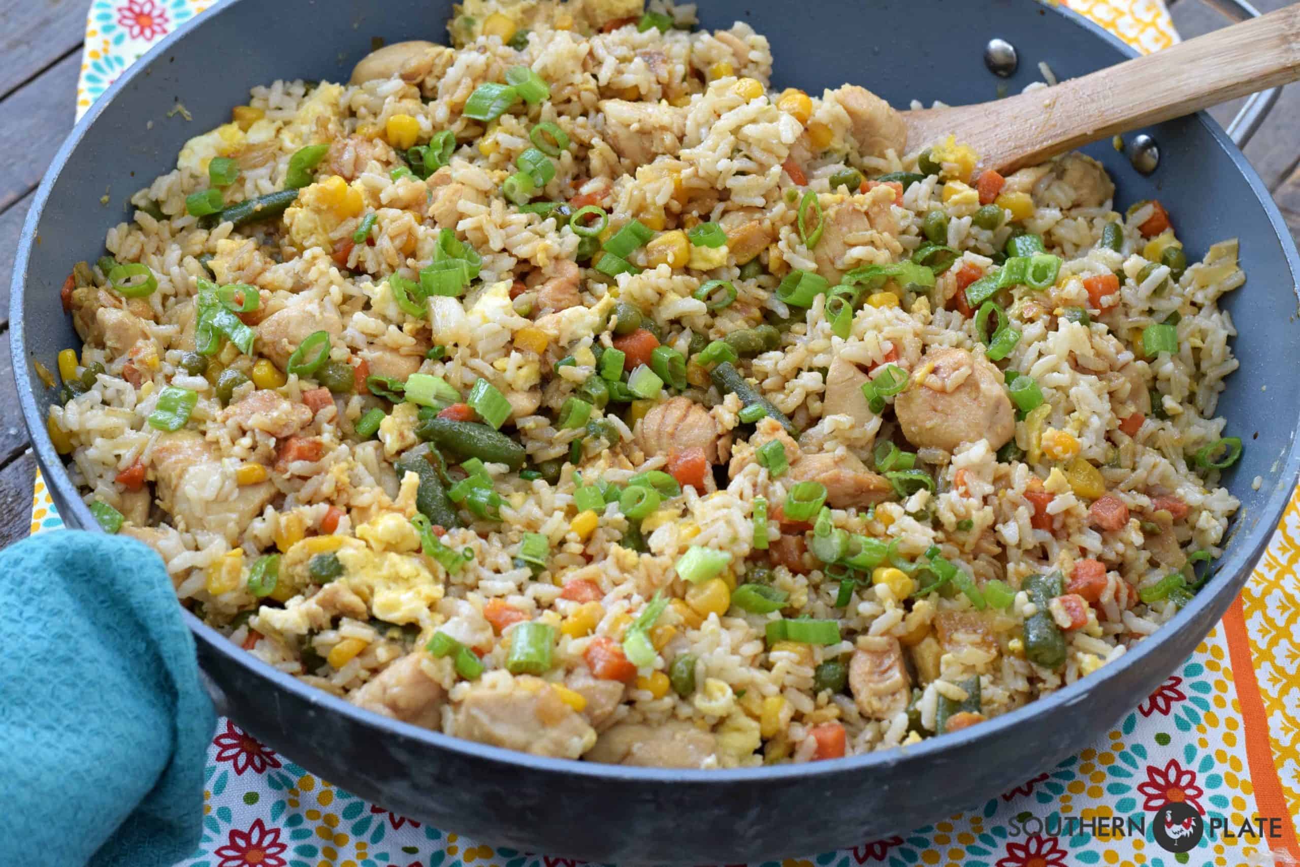 Chicken With Fried Rice Easy Peasy (And You Can Freezey 😆)