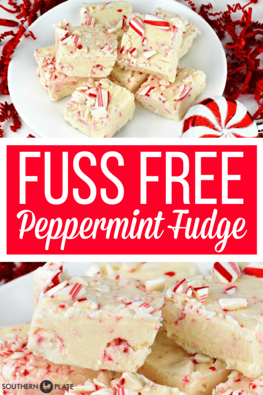 Fuss Free Peppermint Fudge