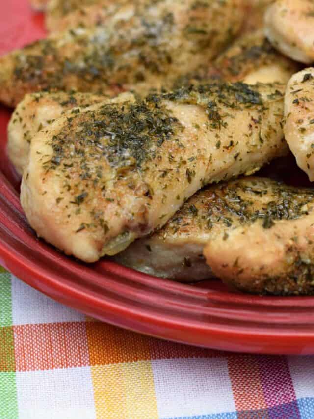 Baked Chicken Tenders With Zesty Seasoning