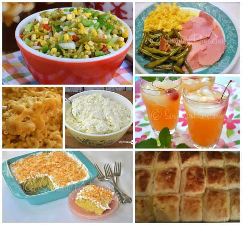 Easter Menu Collage