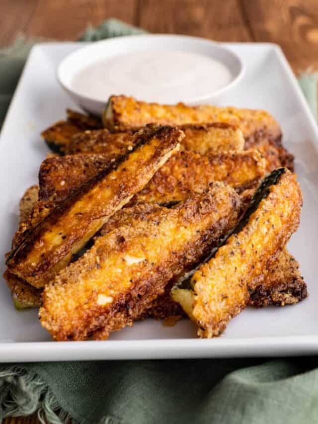 Low-Carb Baked Zucchini Fries