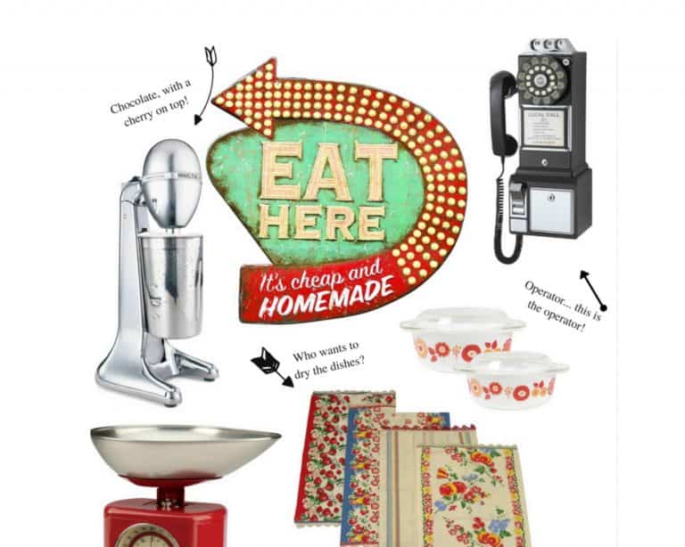 Retro Kitchen Decor Roundup!