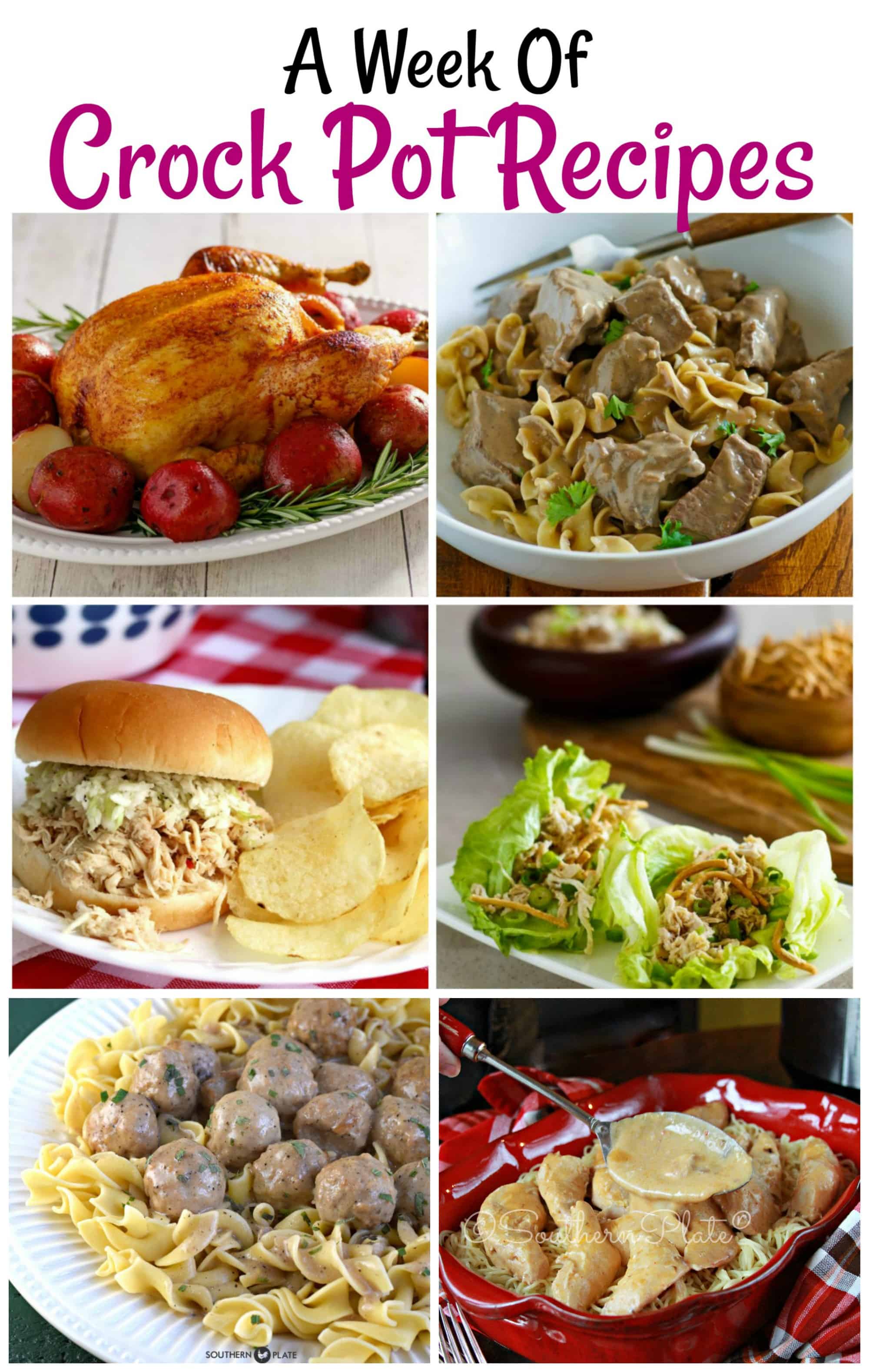 A Week of Crock Pot Recipes - Plus Claim Your FREE Online Recipe Box ...