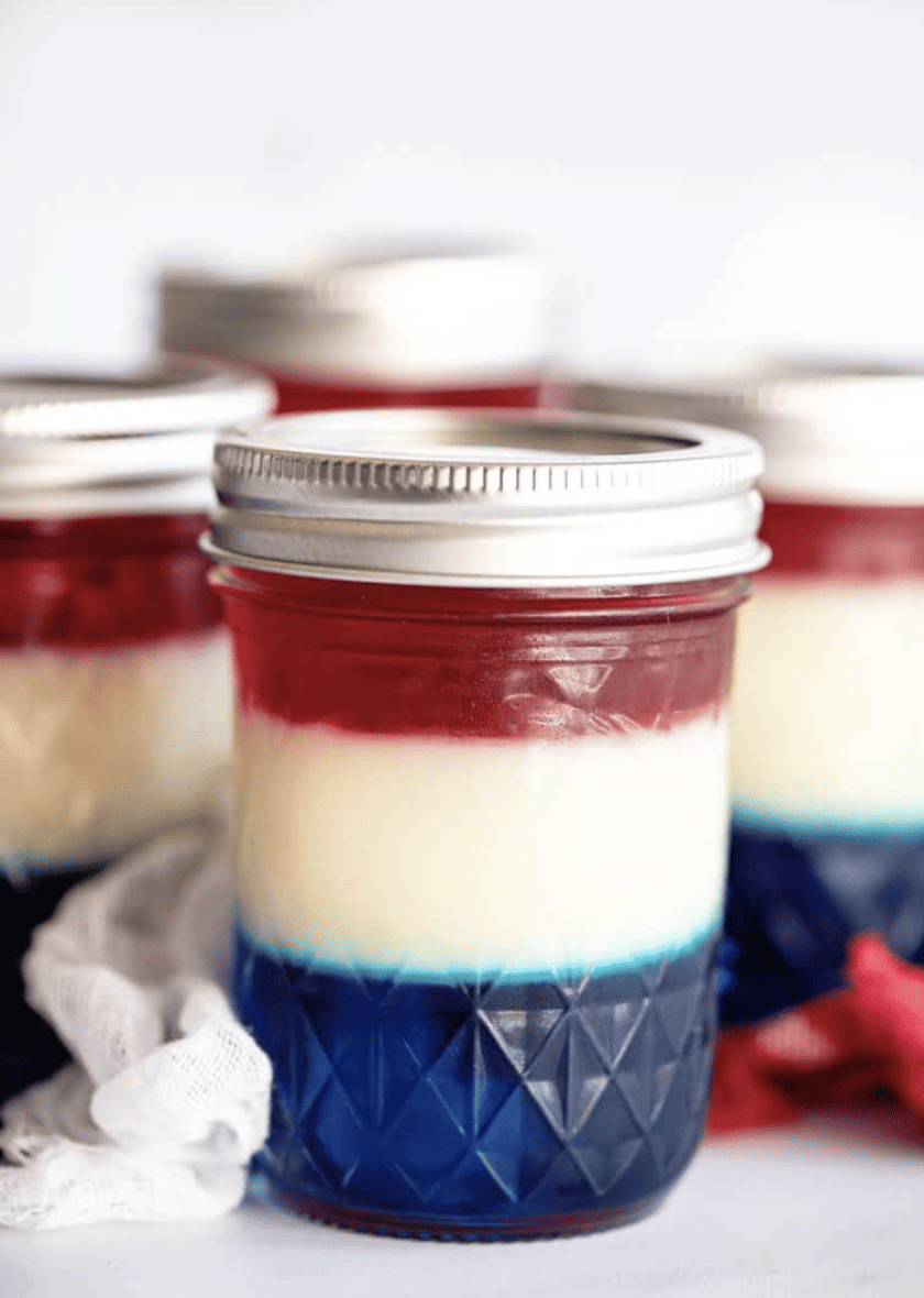 patriotic jello jar