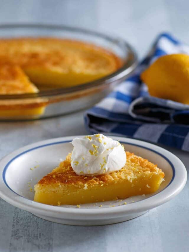 Impossible Lemon Pie