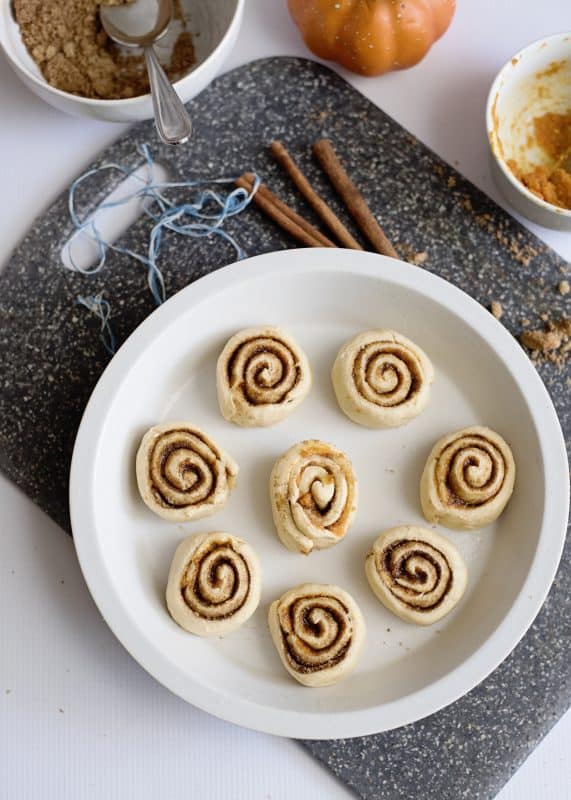 Quick and Easy Pumpkin Spice Cinnamon Rolls