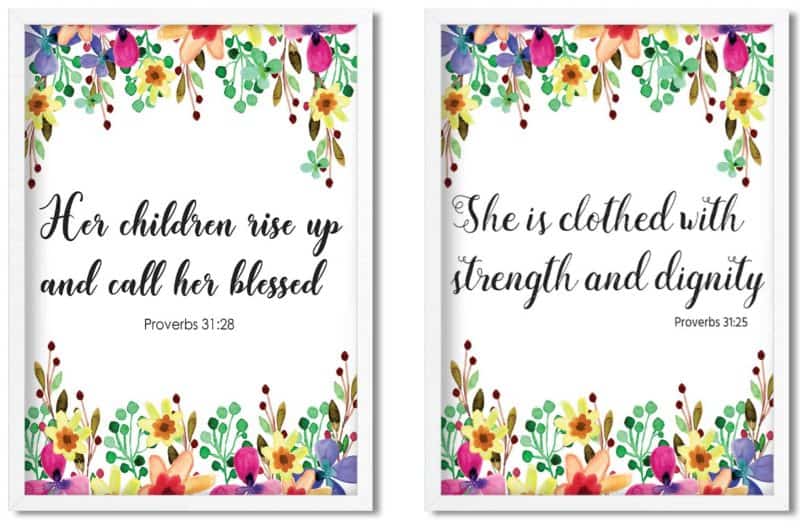 Free Proverbs 31 Gifting Printables