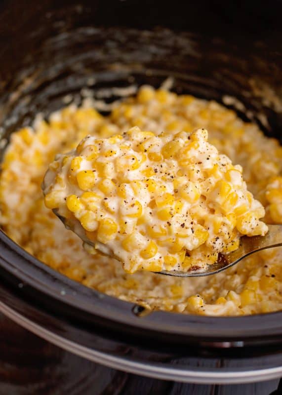 Dishing Up Crock Pot Creamed Corn