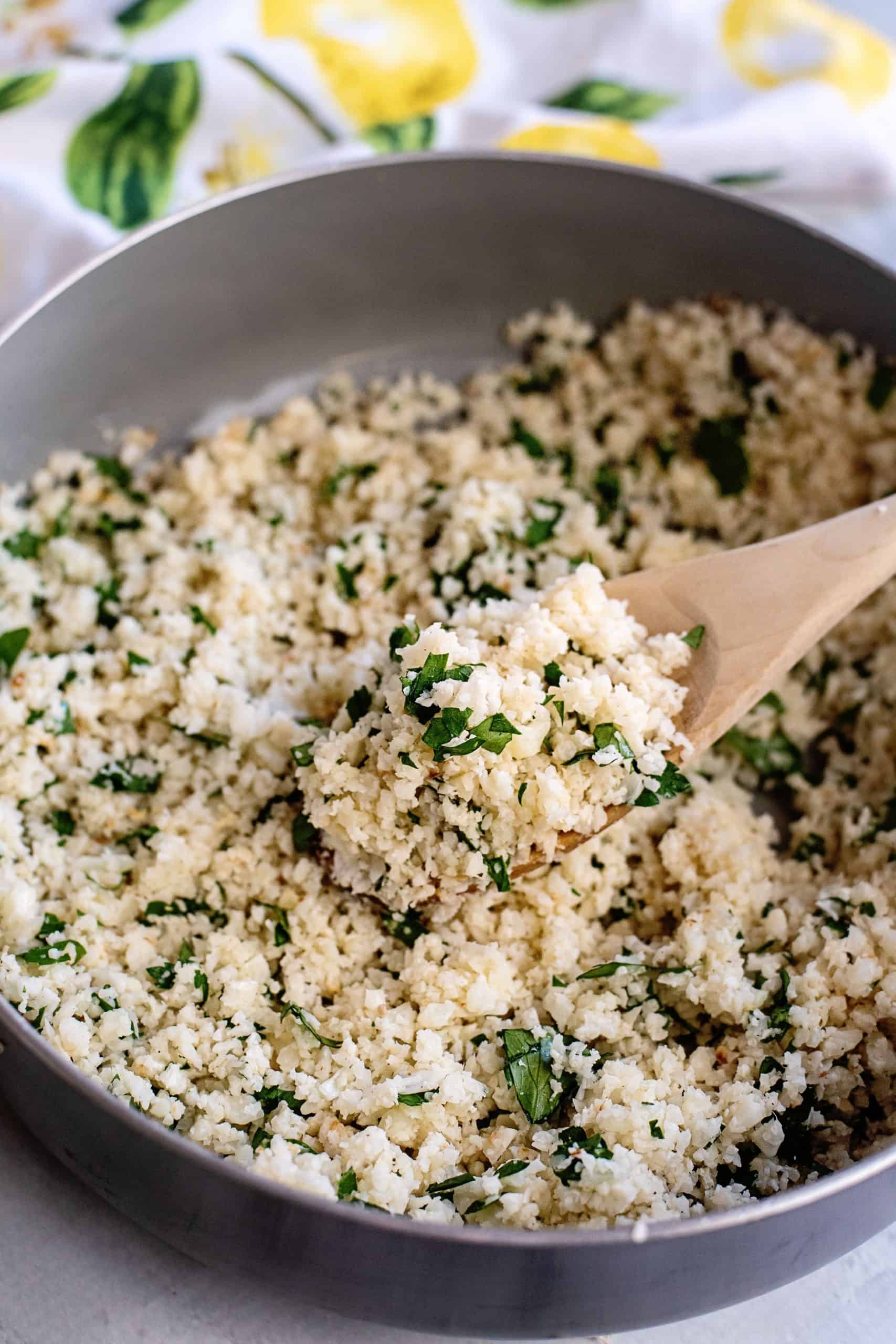 Cauliflower rice recipe