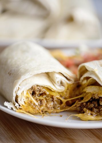 Cheesy Beef & Bean Burritos (Freezer recipe!) - Southern Plate