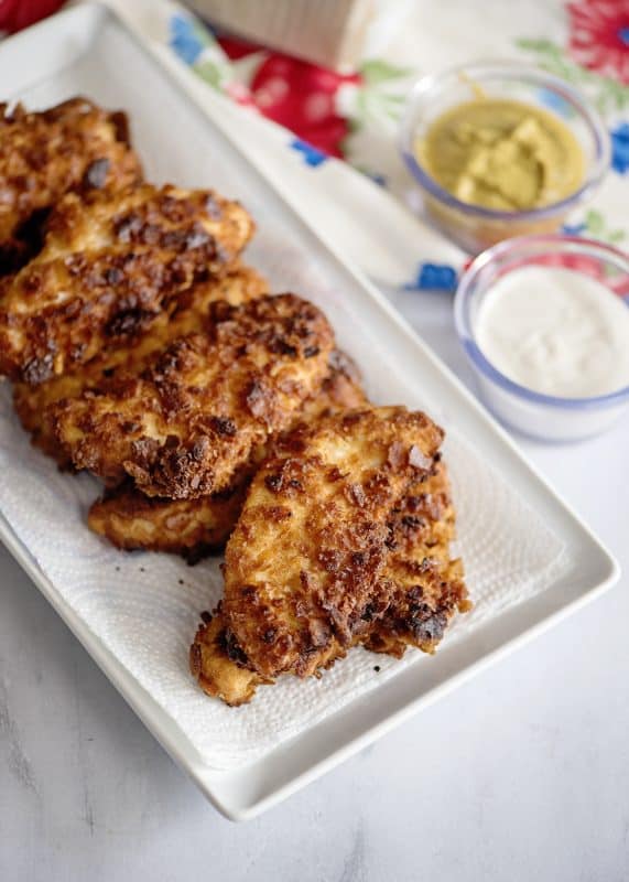 Plate of Chicken Planks.