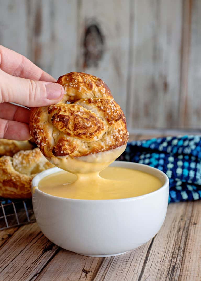 Homemade Pretzels and Cheese Sauce Southern Plate