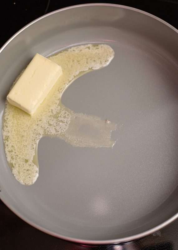 Melting butter