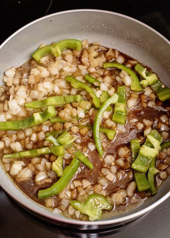 Cooking Steak mixture