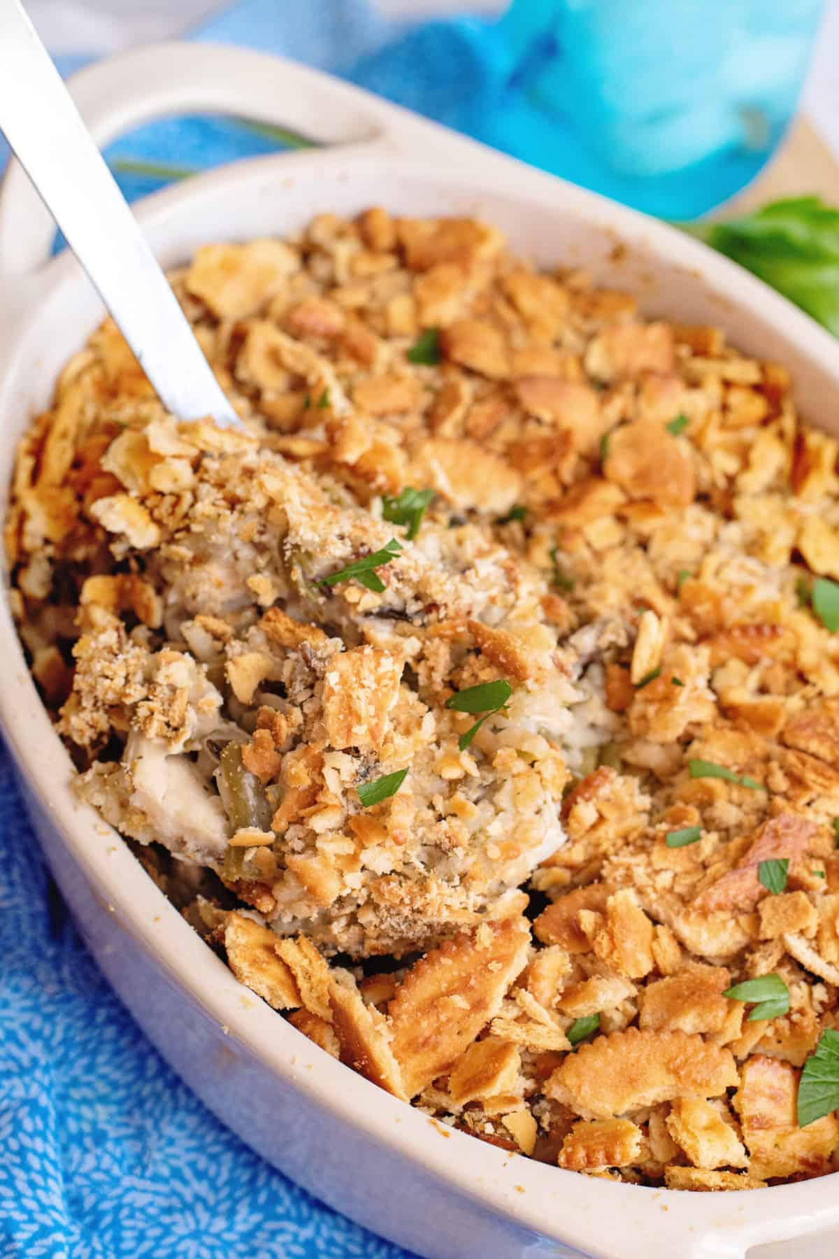 chicken and wild rice casserole