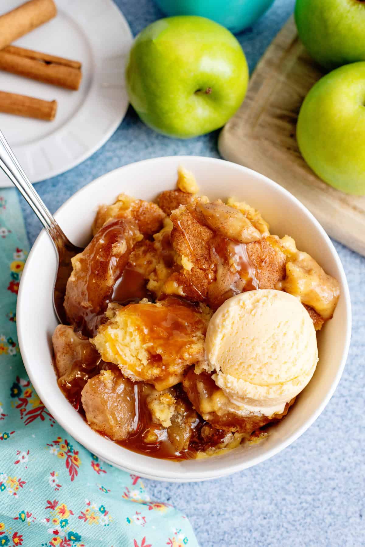 Caramel Apple Dump Cake