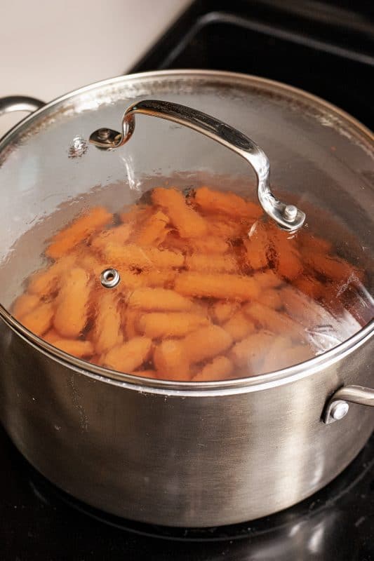 Carrots in water