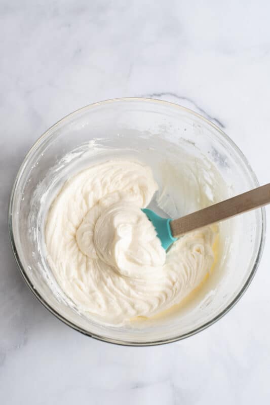 Buttercream frosting.