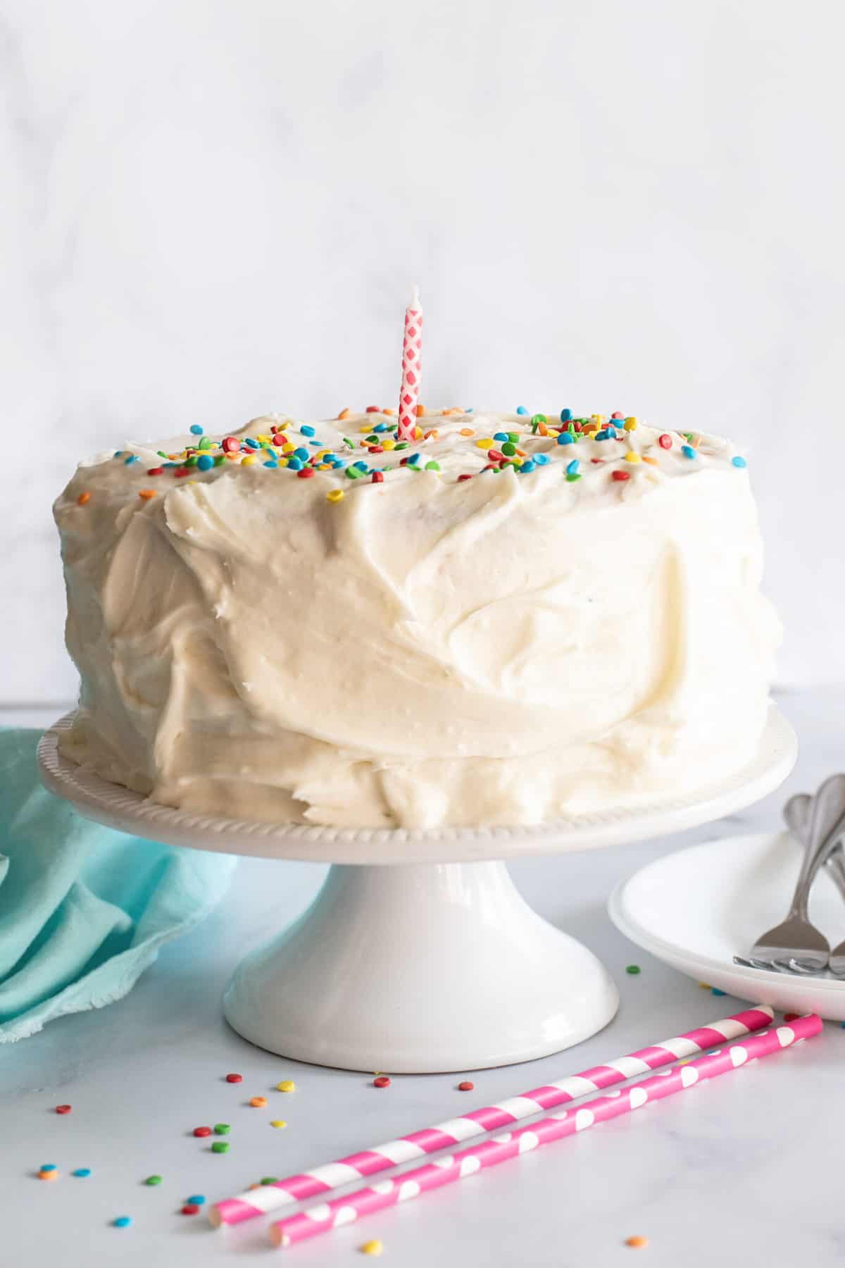 Easy Birthday Cake Recipe From Scratch - Southern Plate