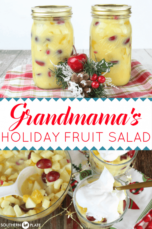 Holiday Fruit Salad featured at Meal Plan Monday 246