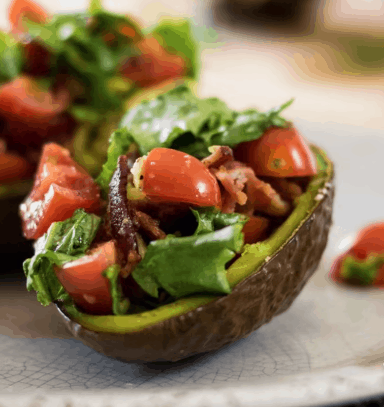 baked BLT avocado at Meal Plan Monday 246 