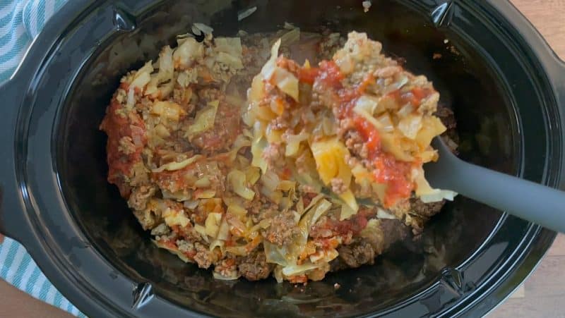 stir casserole well before serving