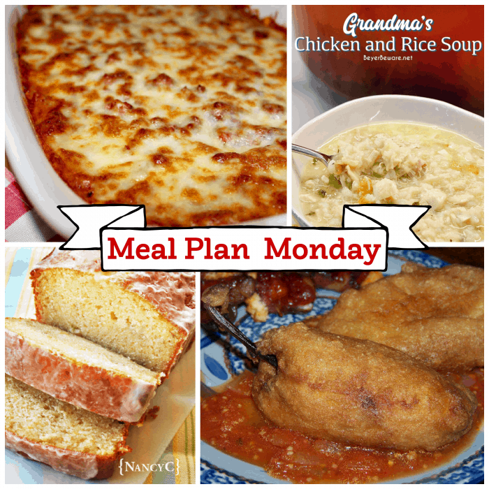 Meal Plan Monday #252