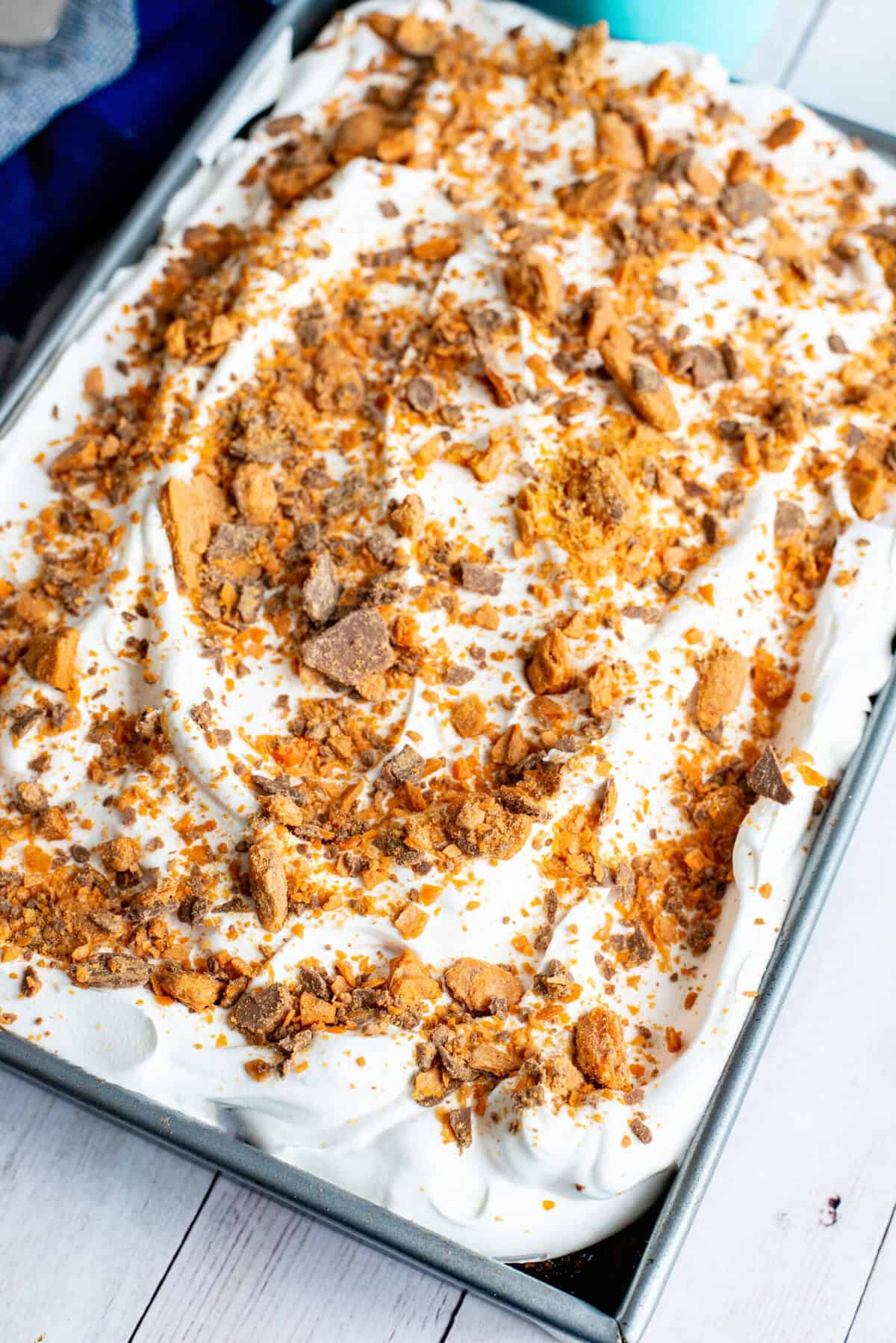 top with butterfinger bits