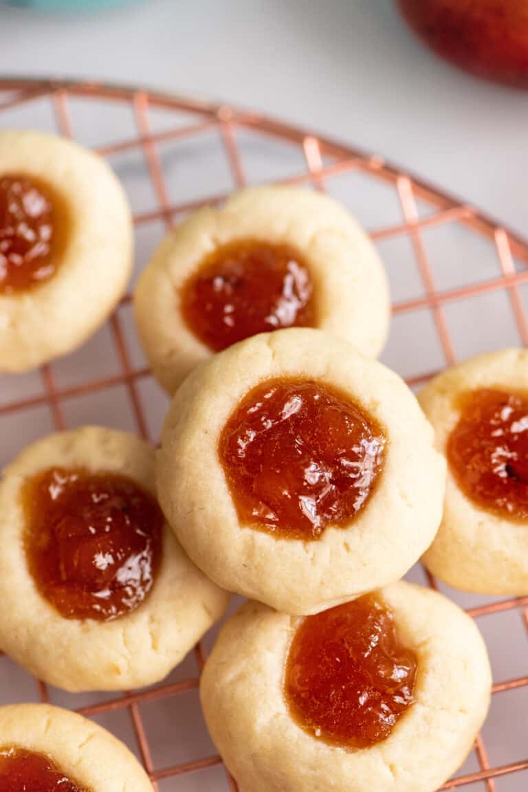 Thumbprint Cookies with Jam or Preserves