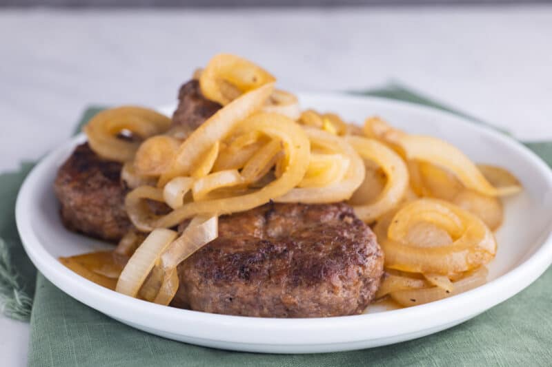 Easy Hamburger Steak Recipe With Fried Onions Southern Plate (2022)