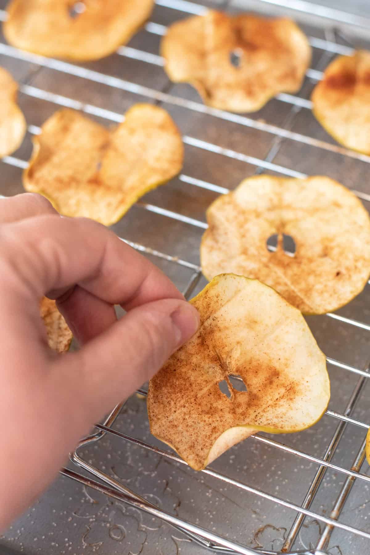 Easy Oven Baked Cinnamon Apple Crisps Only 3 Ingredients Southern Plate