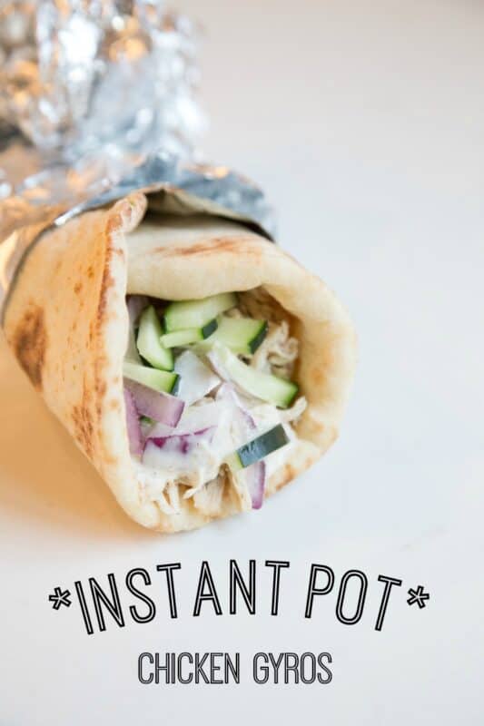 Instant Pot Chicken Gyro