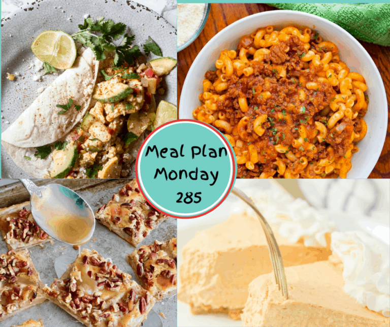 Meal Plan Monday 285