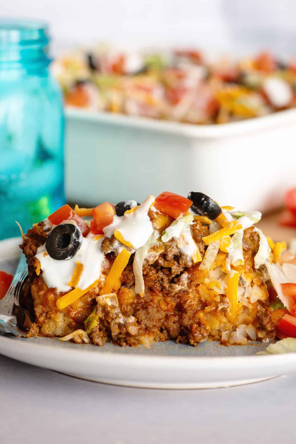 Taco Tater Tot Casserole