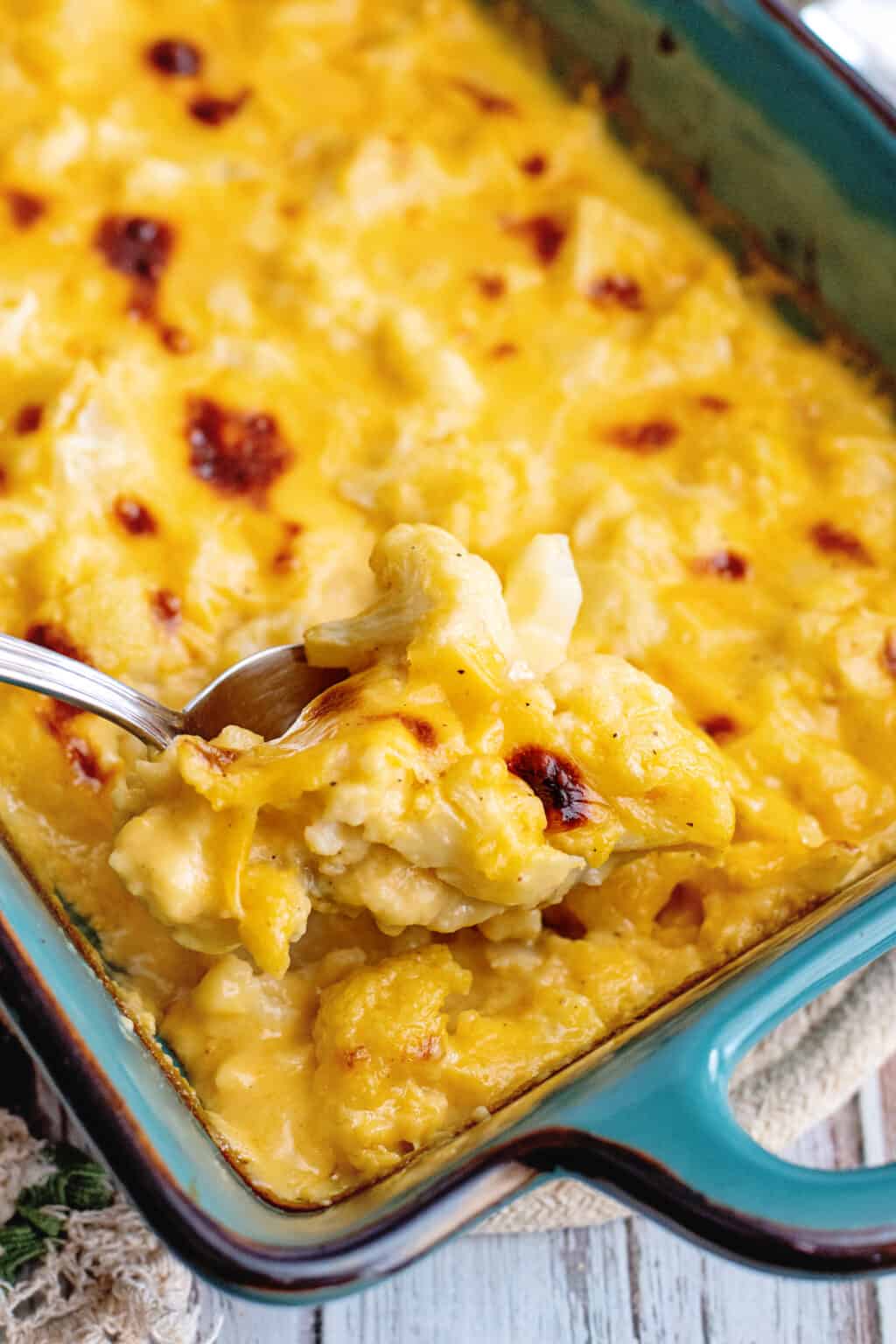 Baked Cauliflower Mac and Cheese - Southern Plate