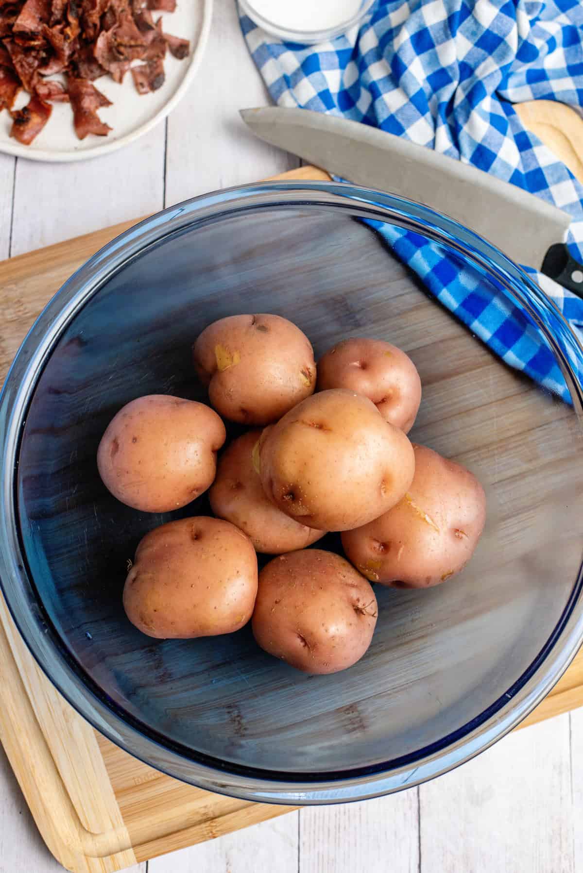 let the potatoes cool