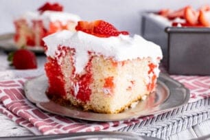 Strawberry Poke Cake With Jello - Southern Plate