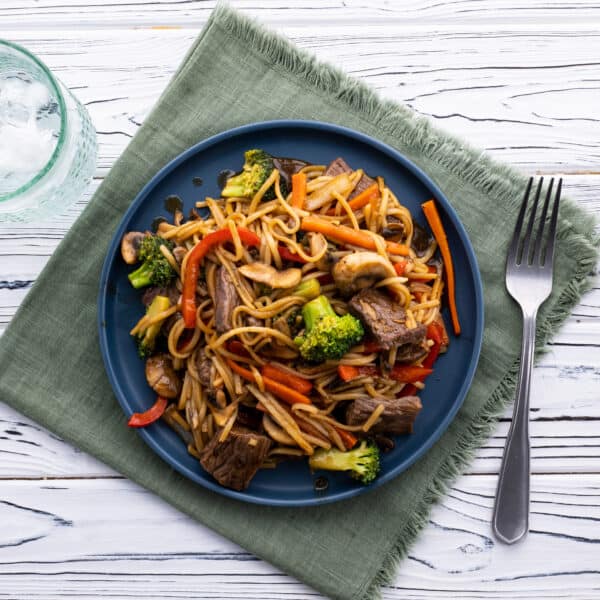 Beef lo mein recipe.