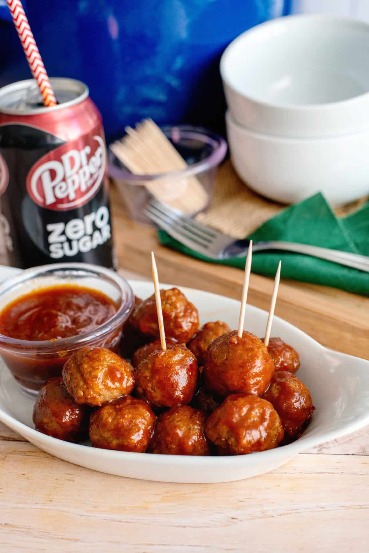 Dr. Pepper Meatballs