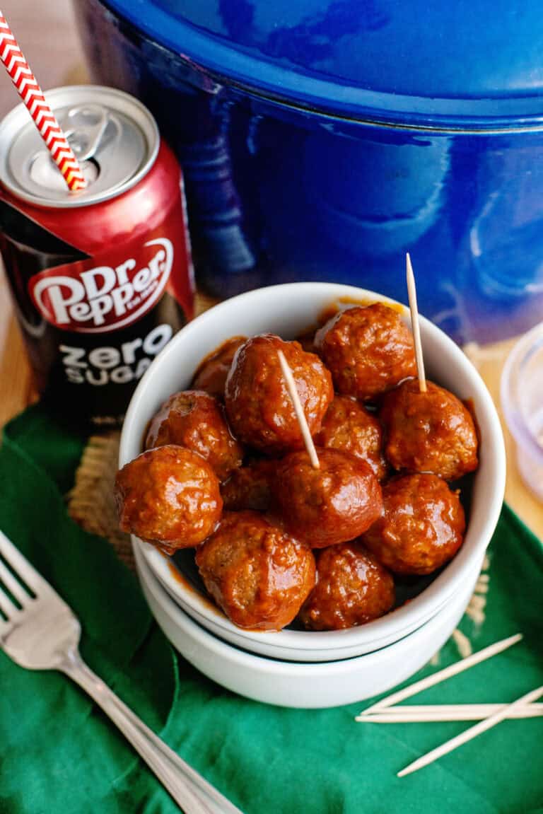 Dr. Pepper Meatballs