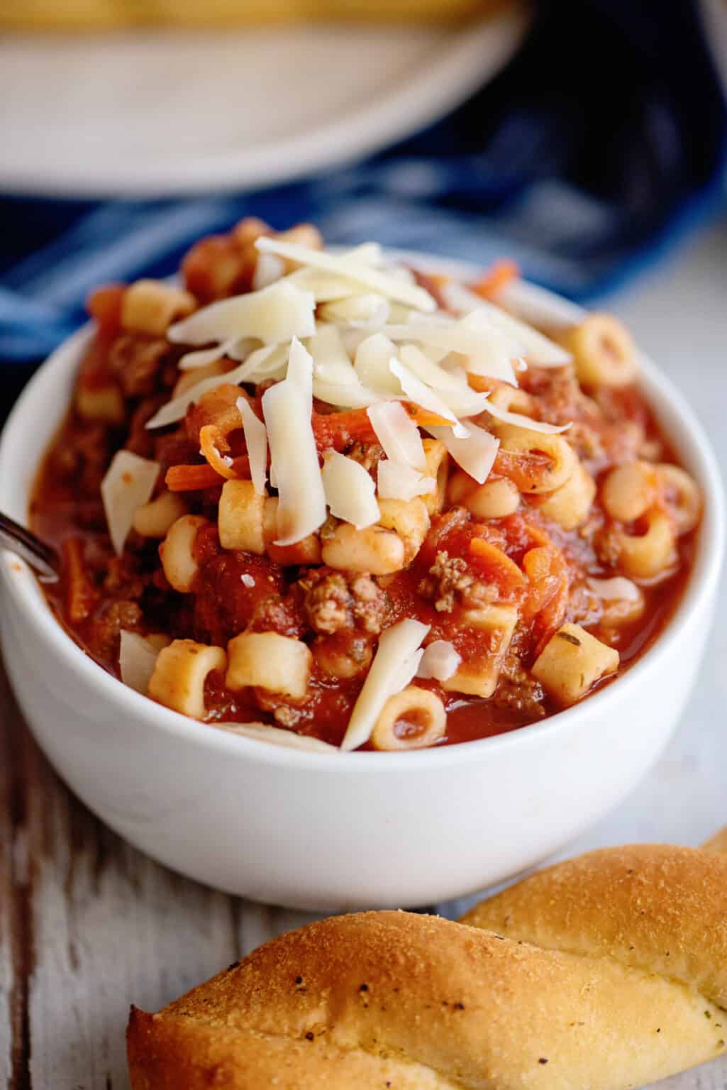 Slow Cooker Pasta Fagioli - Southern Plate