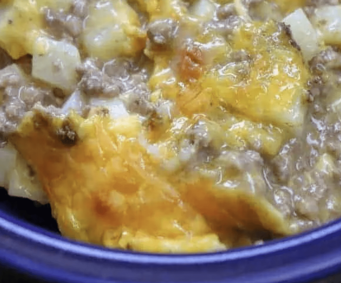 5-Ingredient Ground Beef Casserole - Back To My Southern Roots