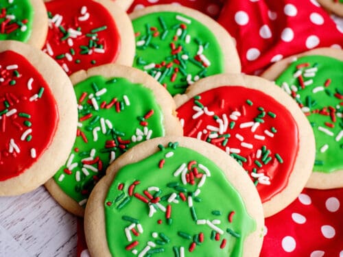 Christmas cut out cookies