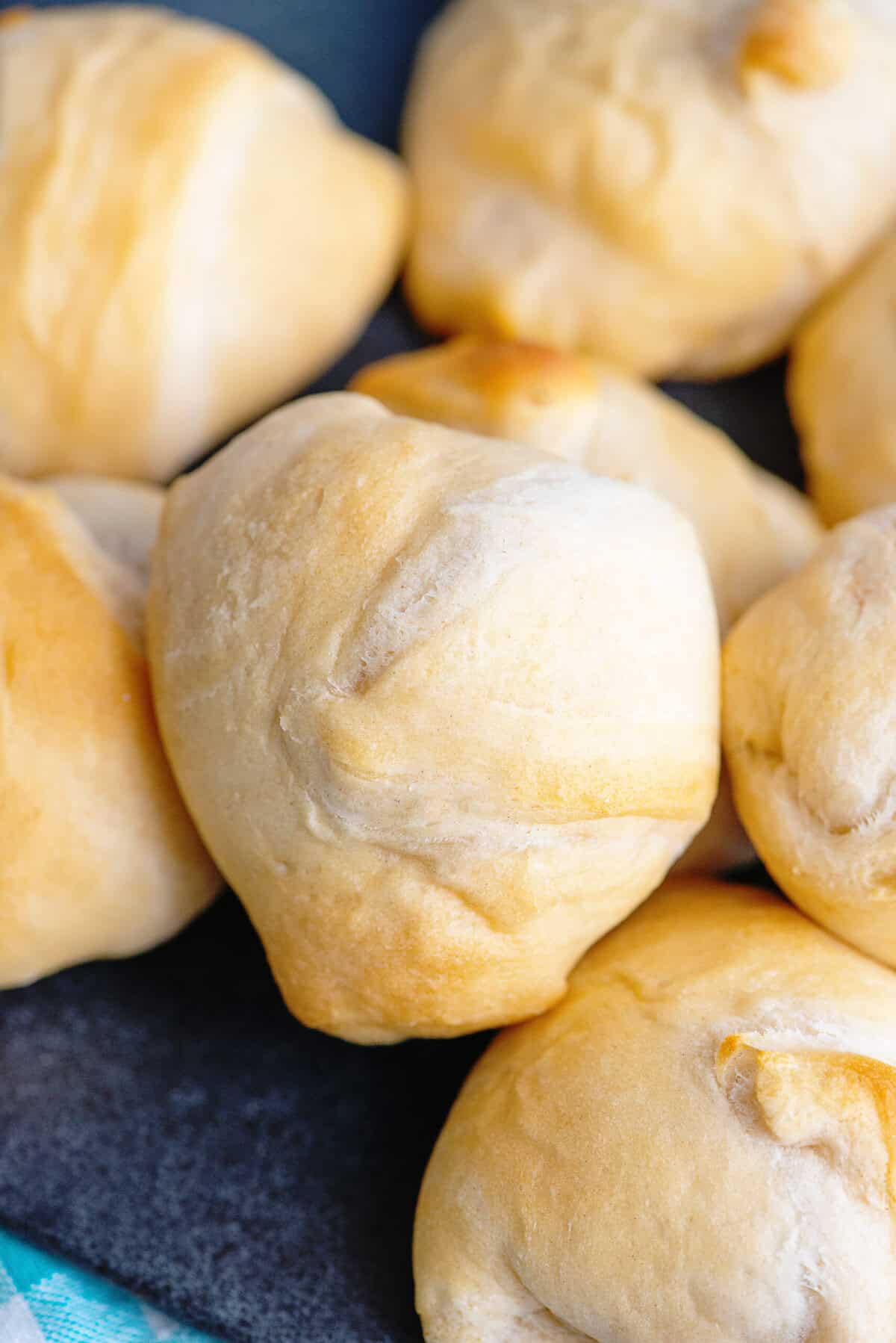 Crescent Roll Meat Pies close up