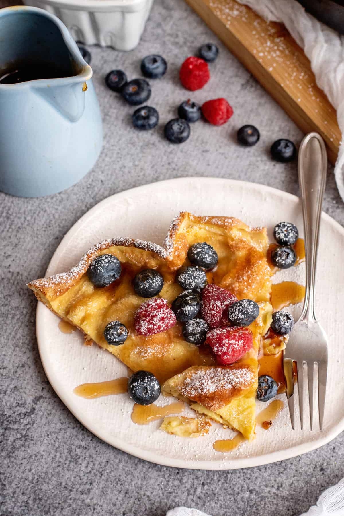 serve vanilla dutch baby