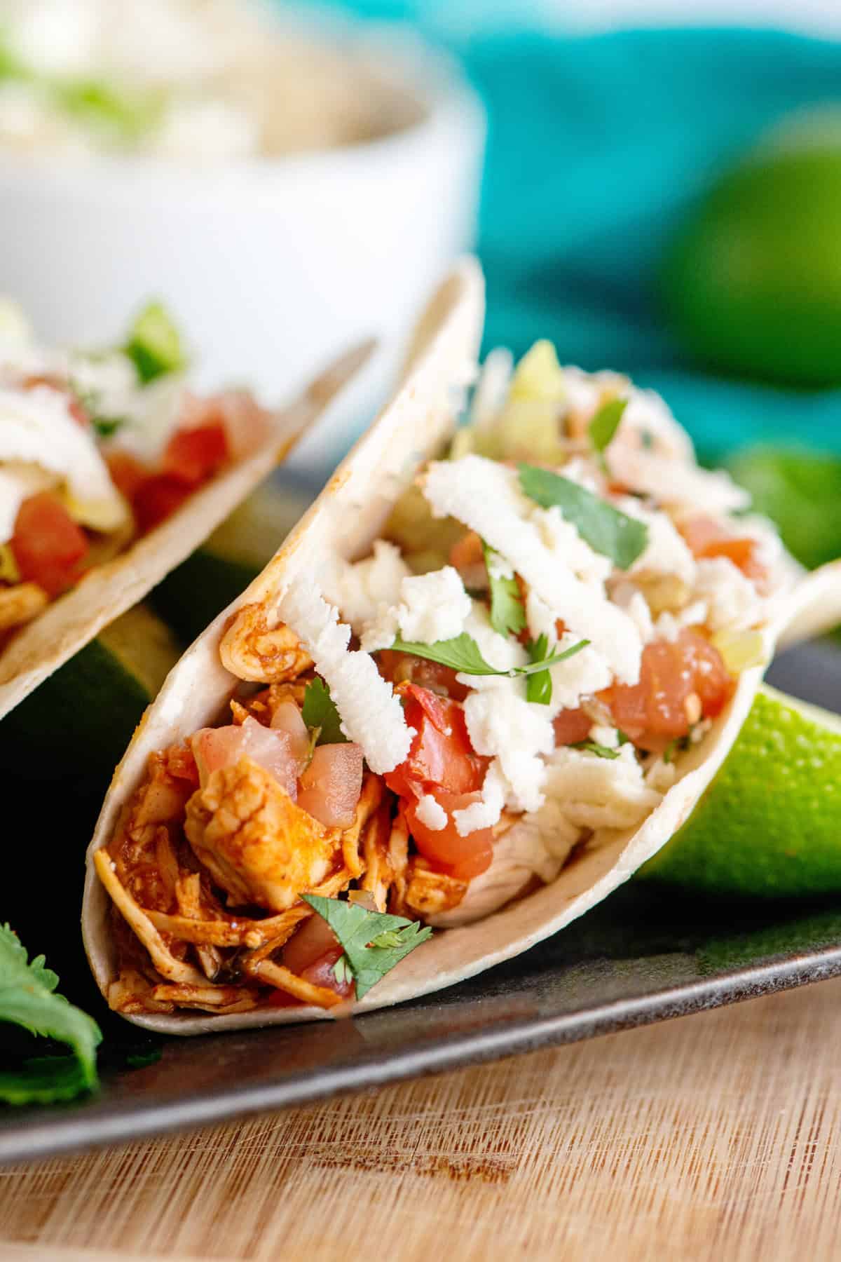 cilantro lime chicken taco