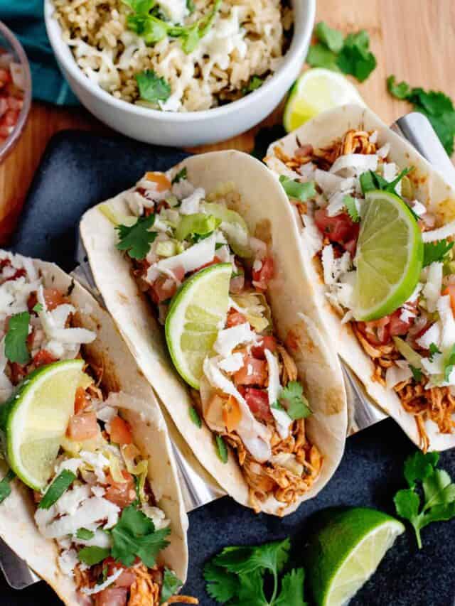 cilantro lime chicken taco