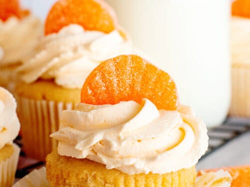 orange dreamsicle cupcakes
