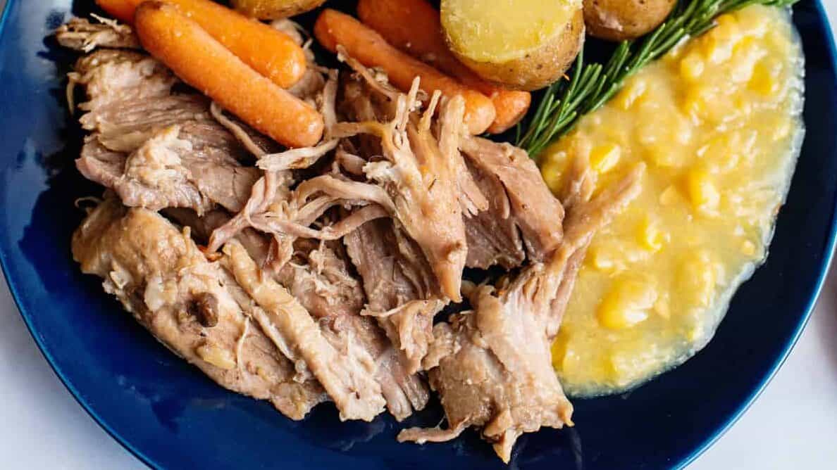 slow-cooked pork roast